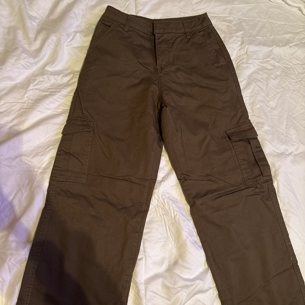 Wax Jean Women's Brown Wide Leg Pants